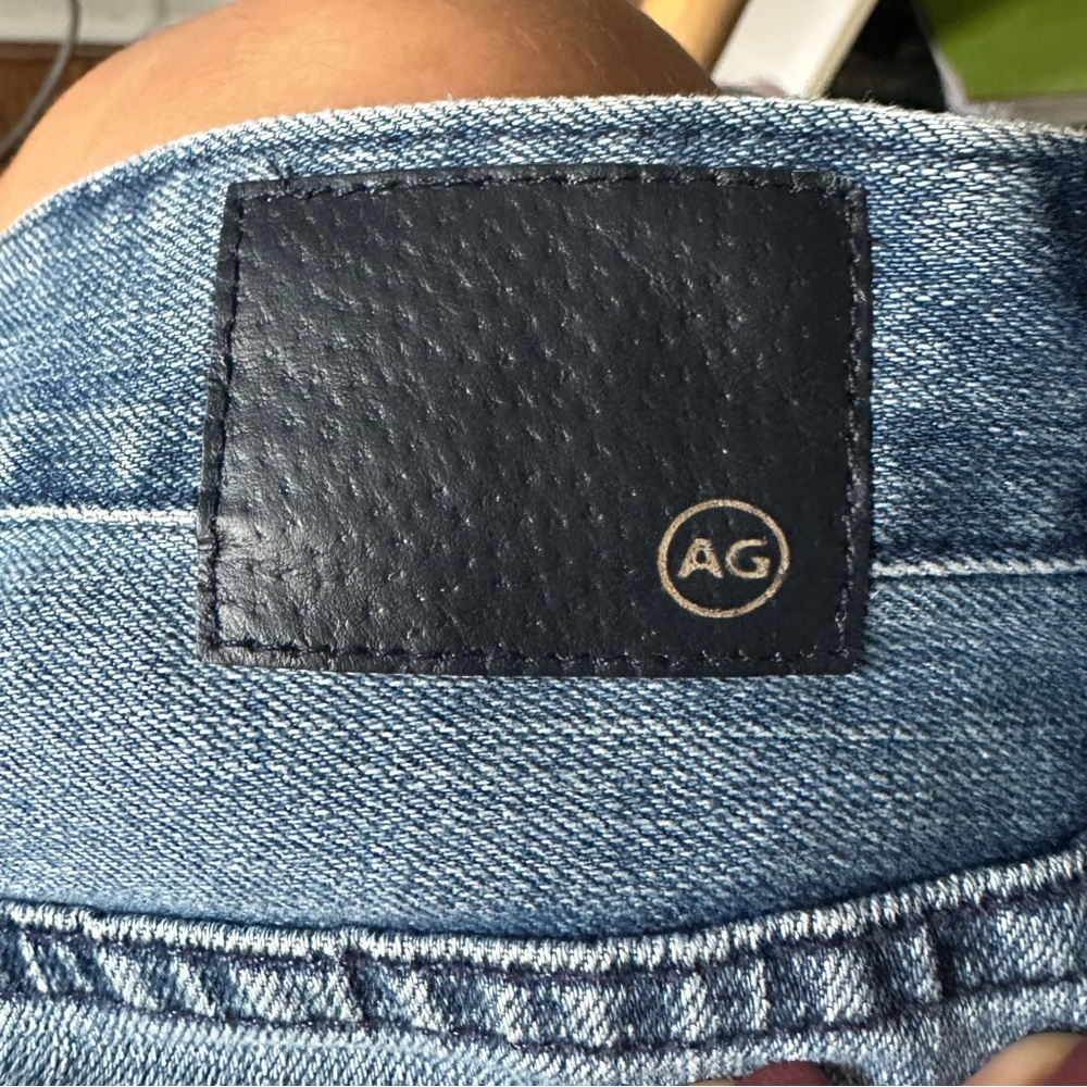 AG Adriano Goldschmied Etta High Wasted Wide Leg Crop Jeans - Picture 5 of 9